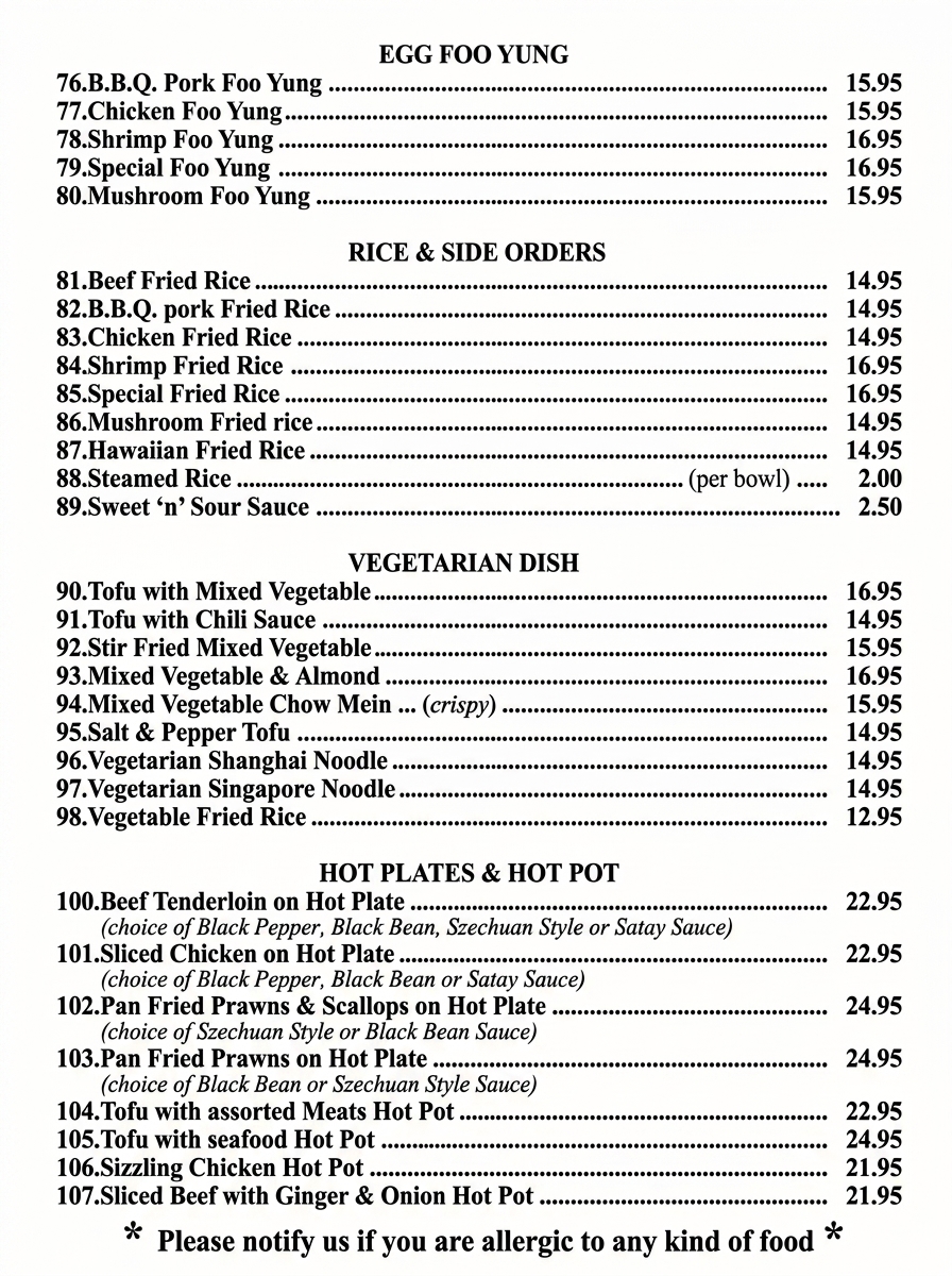 Menu Page Three Image