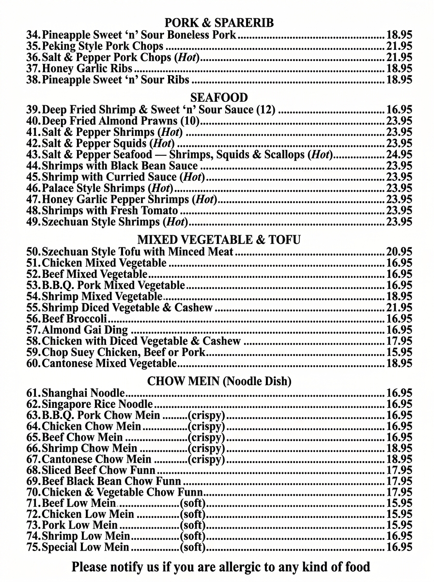 Menu Page Two Image
