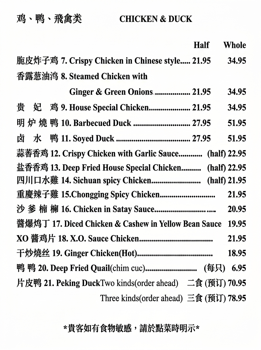 Menu Page Seven Image